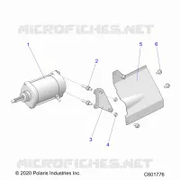 DEMARREUR MOTOR/SHIELD