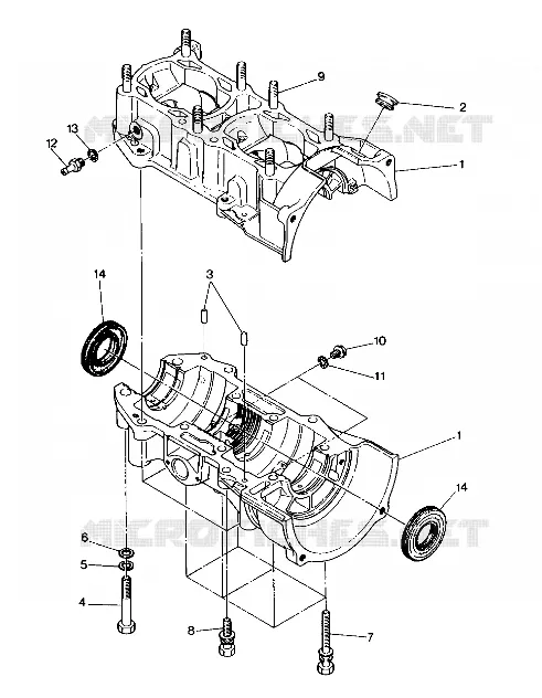 CARTERS MOTEUR 400 (4914131413025A)