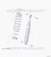 SUSPENSION, AMORTISSEUR AVANT MOUNTING