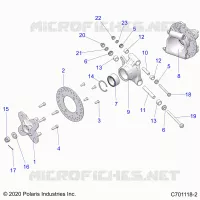 SUSPENSION, PORTE BAGAGES ARRIERE