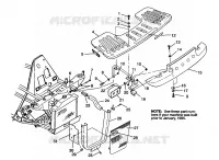 FIXATION PORTE BAGAGES ET PARE CHOCS AVANT XPLORER 4X4 W959140 (4930223022A009)