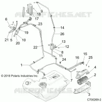 BODY, CARBURANT LINES, EVAP