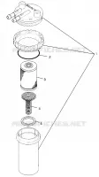 SEPARATEUR CARBURANT / EAU SL 700 B974071, Intl. SL 700 I974071, SL 700 Deluxe B9 (4940874087C014)