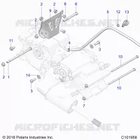SYSTÃˆME DE TRANSMISSION, MAIN GEARCASE MOUNTING