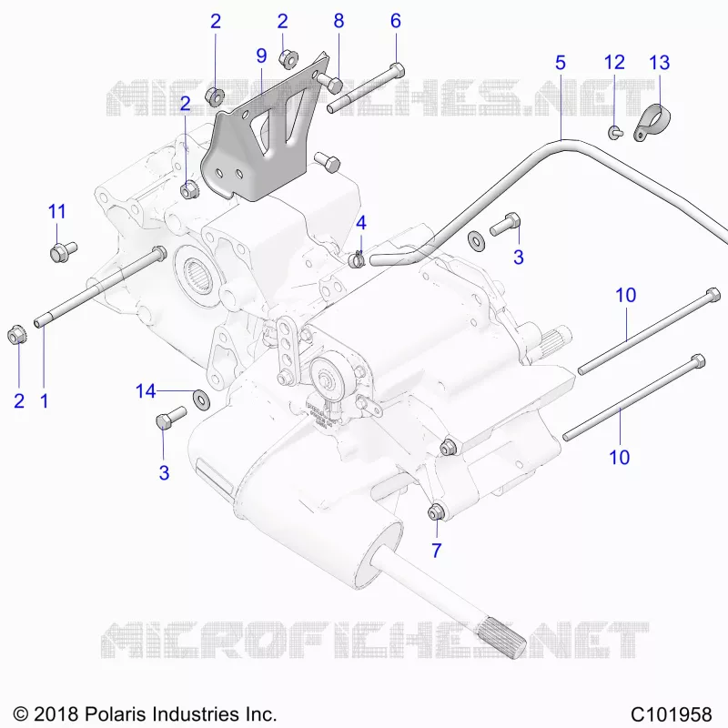 SYSTÃˆME DE TRANSMISSION, MAIN GEARCASE MOUNTING