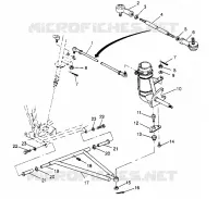 TRIANGLES DE SUSPENSIONS AVANT ET BIELLETTES DE DIRECTION Sport 400L W948540 (4927232723B006)
