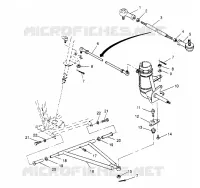 TRIANGLES DE SUSPENSIONS AVANT ET BIELLETTES DE DIRECTION Trail Blazer W957221 (4930363036B007)