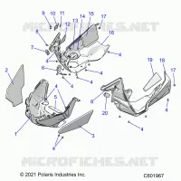 CARROSSERIE AVANT ASM./FENDERS