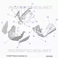 CARROSSERIE AVANT ASM./FENDERS