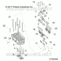CYLINDRE HEAD AND VALVES