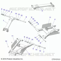 SUSPENSION ARRIERE CONTROL ARMS