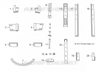 4 PASS HARD DOOR REPLACEMENT HARDWARE