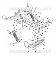 SUSPENSION AVANT AND SKI 500 XLT (4921662166013A)