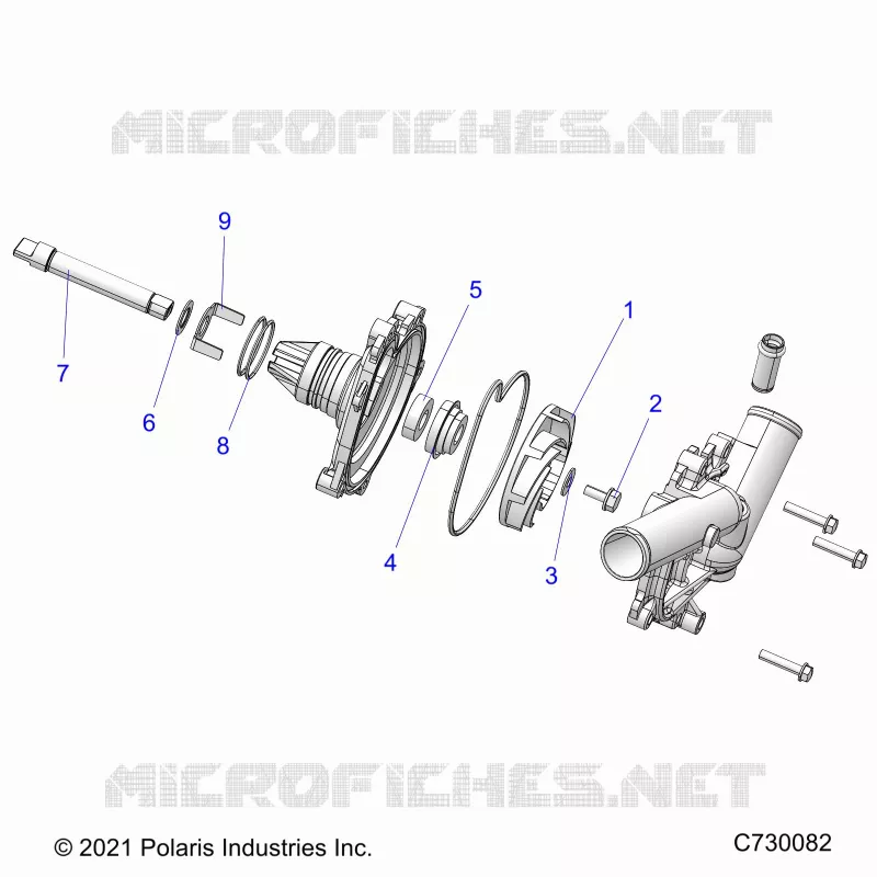 MOTEUR, WATERPUMP ASSEMBLY