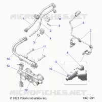 SYSTÃˆME D'ALIMENTATION, RAIL, LINES AND THROTTLE BODY