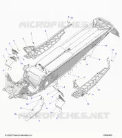 CHASSIS, PROTECTION D'EMBRAYAGE, FOOTRESTS, AND RUNNINGBOARDS