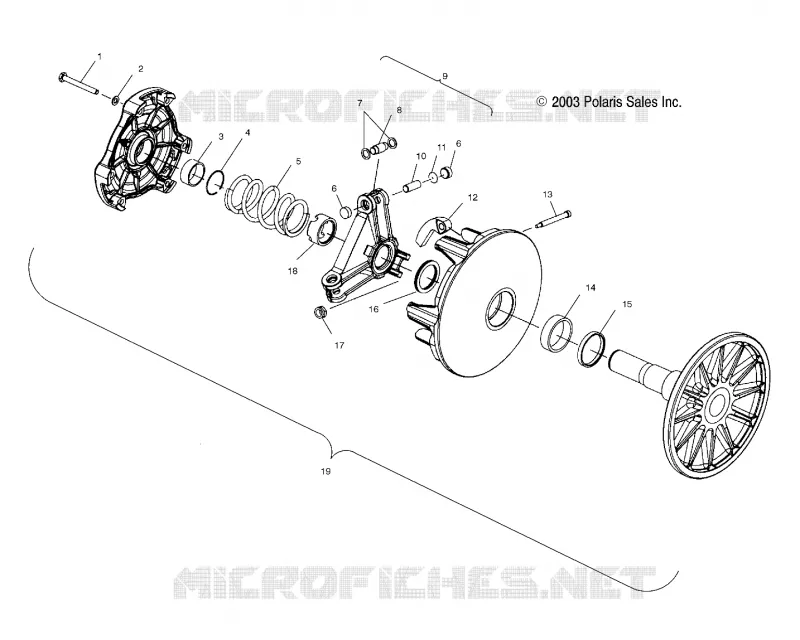 EMBRAYAGE DE TRANSMISSION (MANUAL START MODELS)