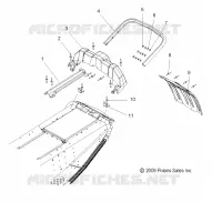 PARE CHOCS ARRIERE, SNOWFLAP, and FEU ARRIERE HOUSING