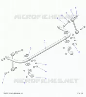 SUSPENSION, BARRE STABILISATRICE, REAR