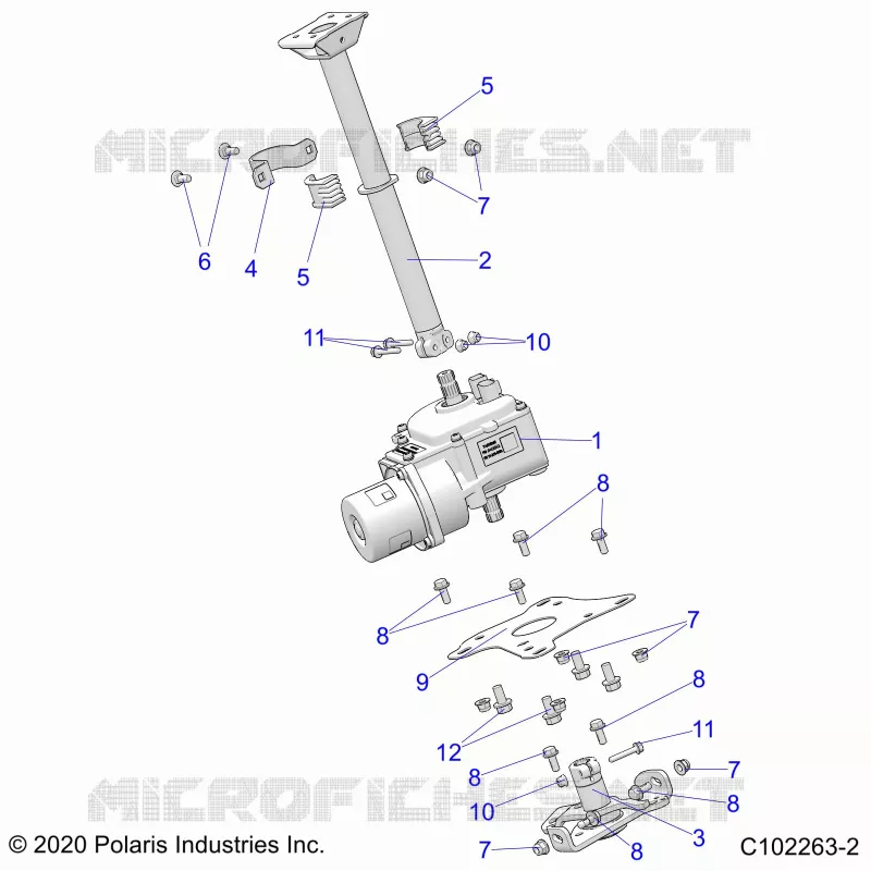STEERING, COLONNE DE DIRECTION ASM.