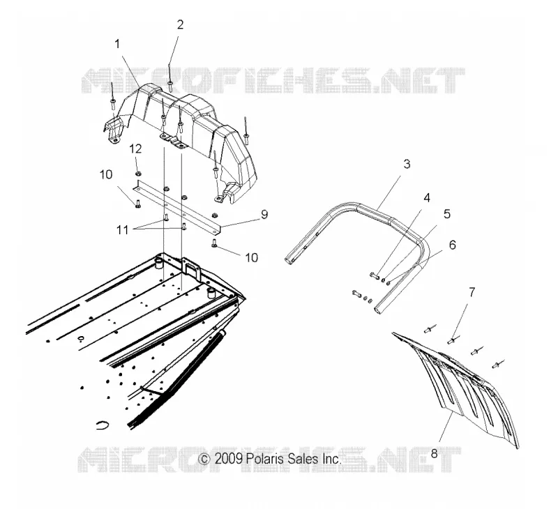 PARE CHOCS ARRIERE, SNOWFLAP, and FEU ARRIERE HOUSING