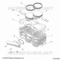 CYLINDRE AND PISTON