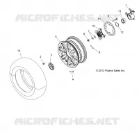 ROUES, FRONT and HUB