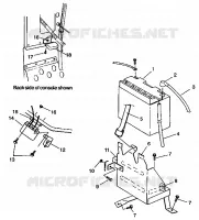 SUPPORT BATTERIE 500 EFI 0942774 and  EFI SKS 0942574 (49274127410032)