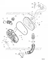 DRIVE TRAIN, COUVERCLE D'EMBRAYAGE AND DUCTING