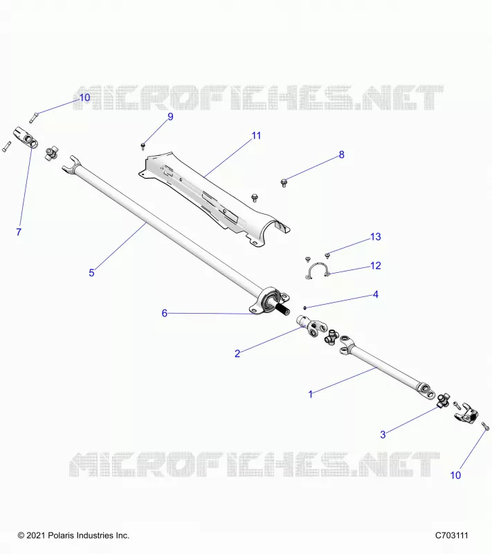 SYSTÃˆME DE TRANSMISSION, PROP SHAFT