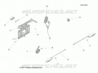 ELECTRICITE, HORN AND LICENSE PLATE LIGHT