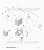 ELECTRICITE, BATTERY BOX ASM.