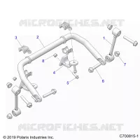 SUSPENSION, FRONT BARRE STABILISATRICE- G21GXJ99AJ/AZ/BJ/BZ (C701011-2)