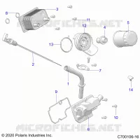 ENGINE, JAUGE ET FILTRE A HUILE