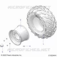 ROUES, REAR TIRE