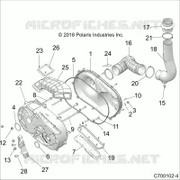 DRIVE TRAIN, COUVERCLE D'EMBRAYAGE AND DUCTING