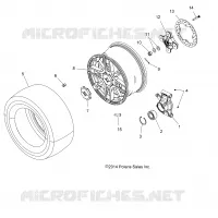 ROUES, REAR AND HUB