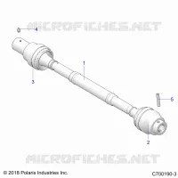 SYSTÃˆME DE TRANSMISSION, FRONT PROP SHAFT