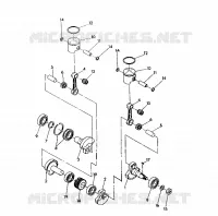 PISTON ET VILEBREQUIN INDY LITE (4921332133028A)