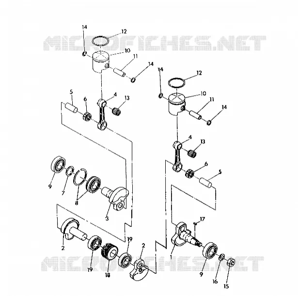 PISTON ET VILEBREQUIN INDY LITE (4921332133028A)