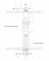 SUSPENSION, AMORTISSEUR IFS (7043904)