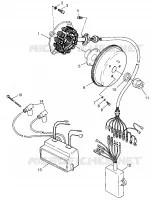 STATOR SL 700 B974071, Intl. SL 700 I974071, SL 700 Deluxe B974072 and Int (4940874087C012)