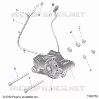 SYSTÃˆME DE TRANSMISSION, FRONT GEARCASE MOUNTING