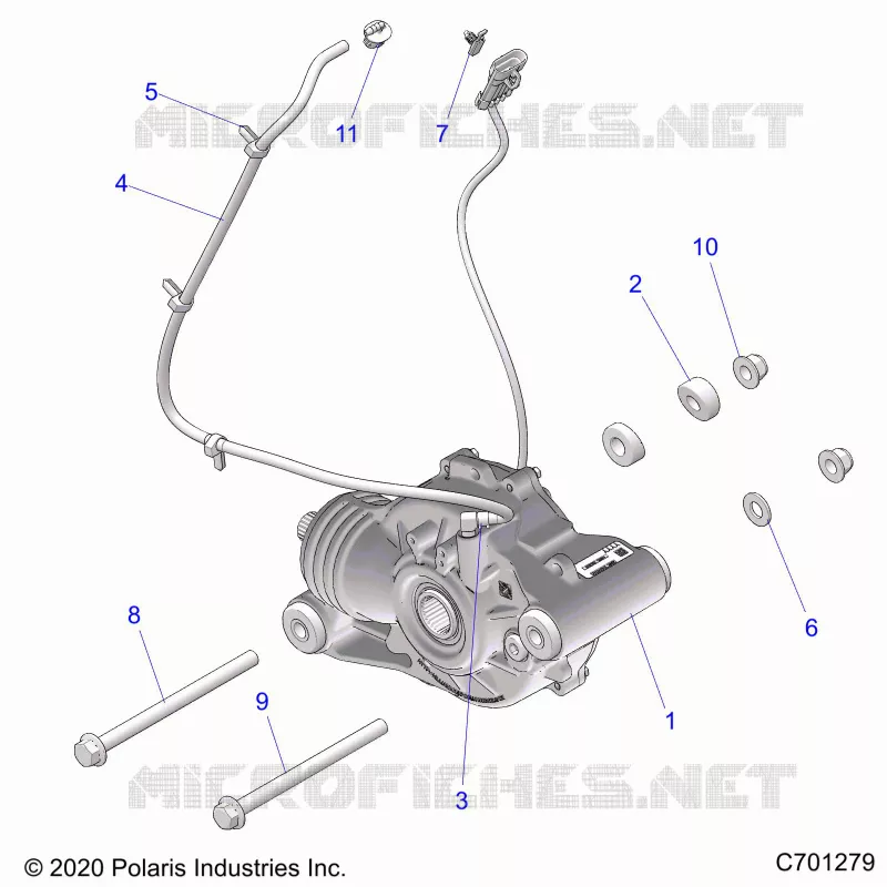 SYSTÃˆME DE TRANSMISSION, FRONT GEARCASE MOUNTING