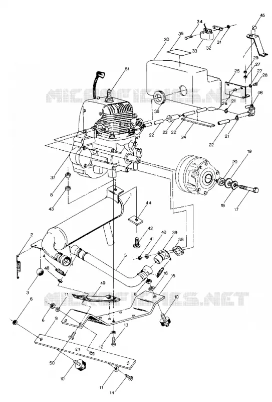 SUPPORT MOTEUR Star (4915431543015A)