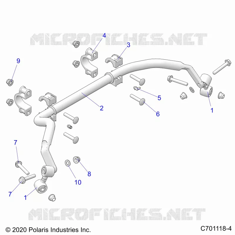 SUSPENSION, REAR BARRE STABILISATRICE