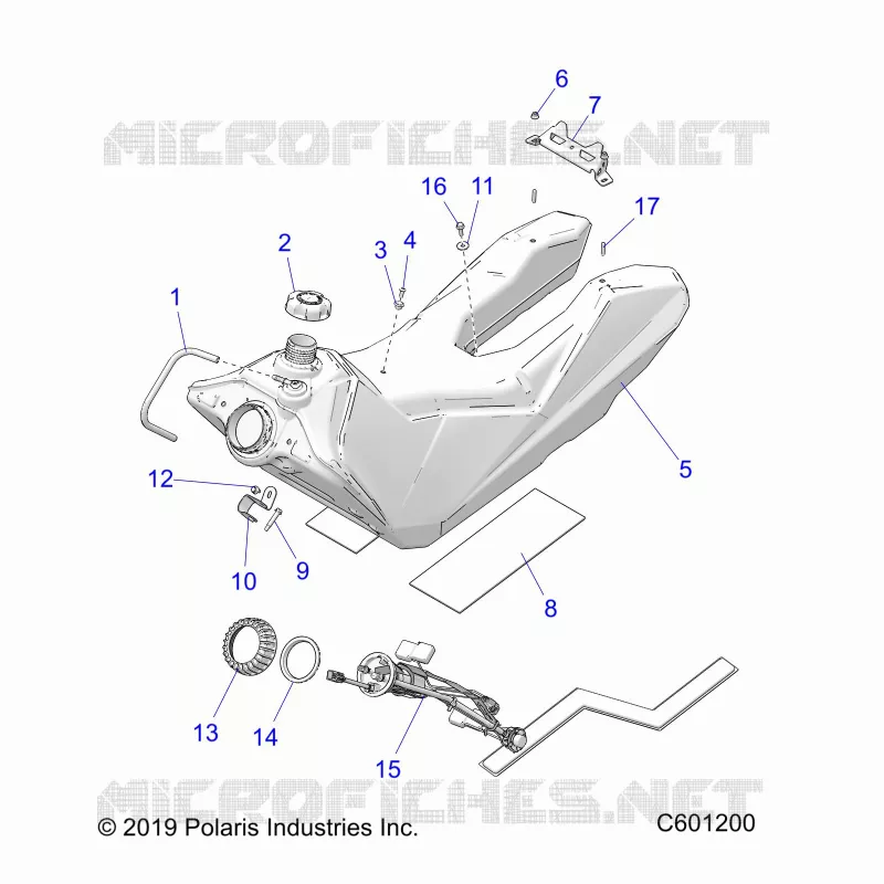 SYSTÃˆME D'ALIMENTATION, FUEL TANK ASM.