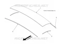 TOIT PANEL, REAR, 4 PASSENGER