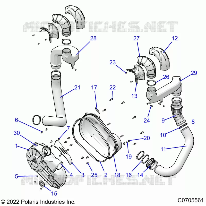 SYSTÃˆME DE TRANSMISSION, CLUTCH COVER AND DUCTING