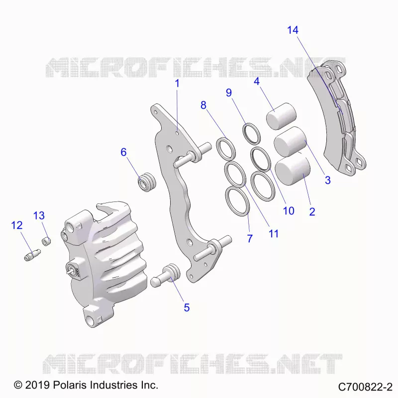 FREIN AVANT CALIPER